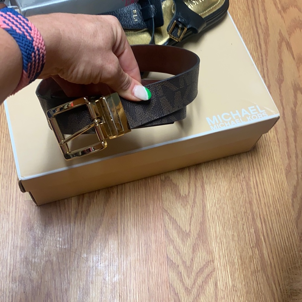 Michael Kors belt brown